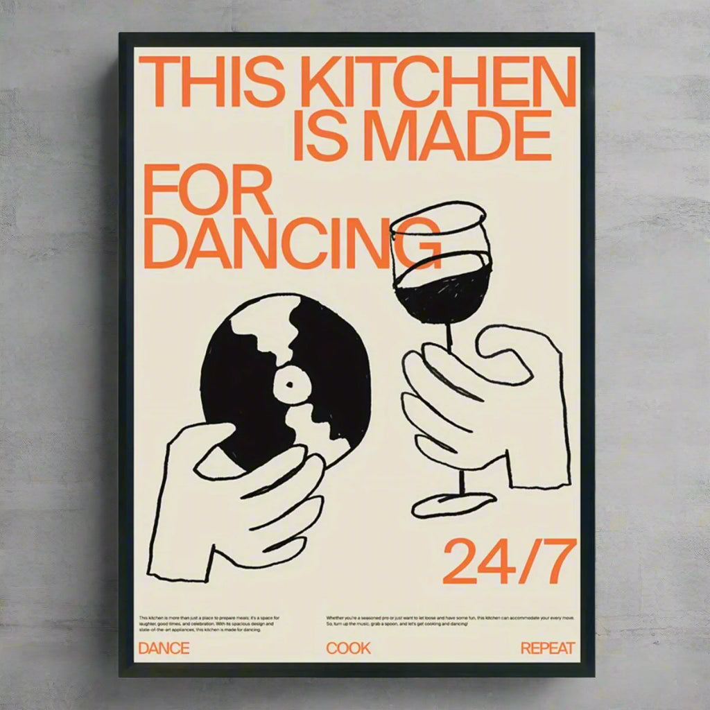 Vinyl & Vino Print