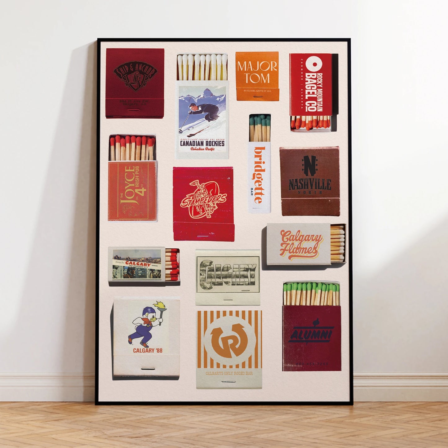 Matchbook Memories Print