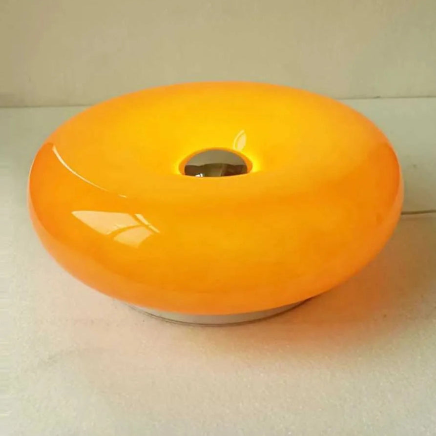 Orange ceiling light fixture on a white background with 'Global Lighting Center' branding.