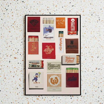 Matchbook Memories Print
