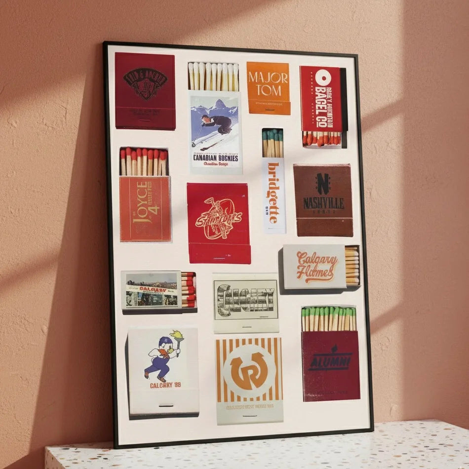 Matchbook Memories Print