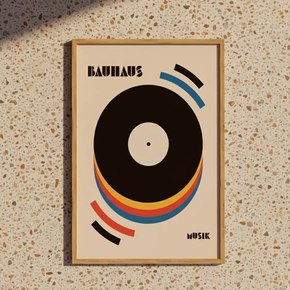 Pop Music Vinyl Print