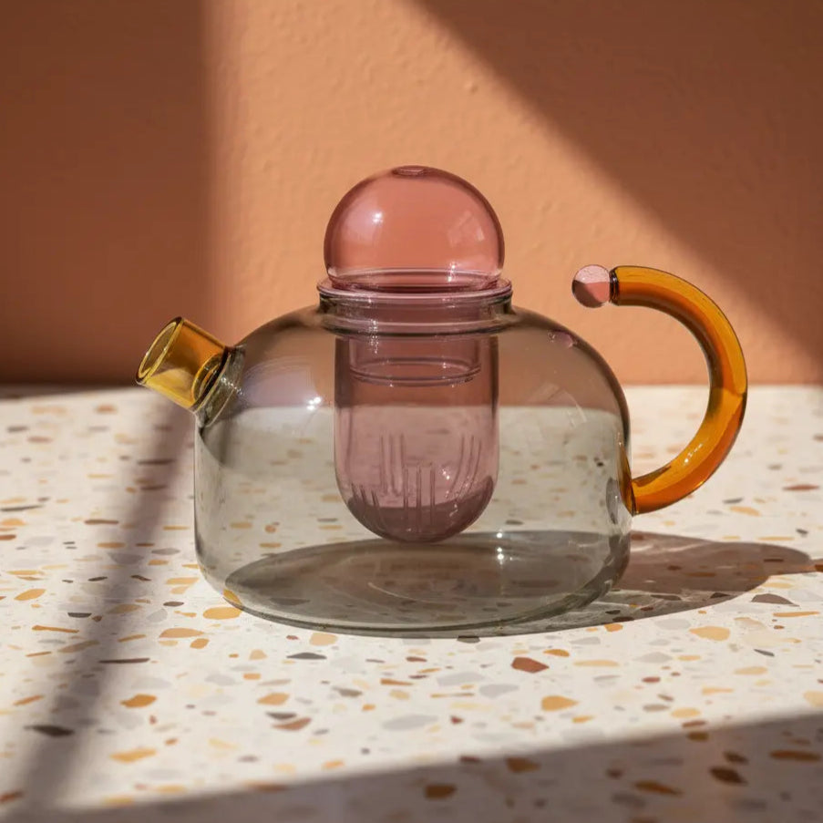 Bauhaus Glass Teapot Set