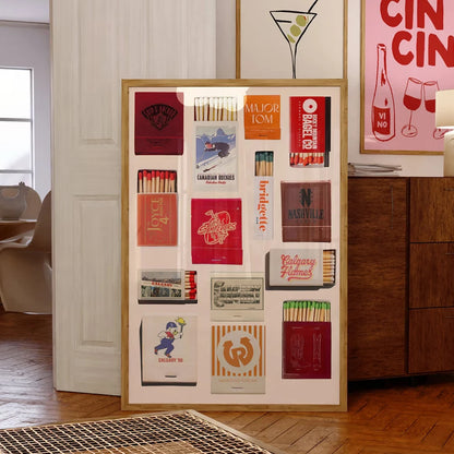 Matchbook Memories Print