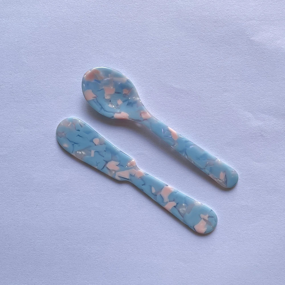 Sky Coffee Spoon & Jam Knife Set