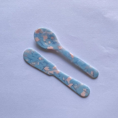 Sky Coffee Spoon & Jam Knife Set