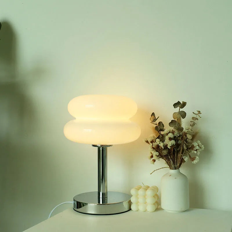 Macron light on a wooden table