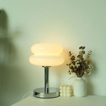 Macron light on a wooden table