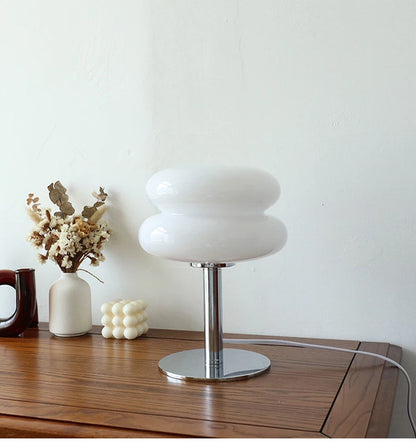 Macron light on a wooden table
