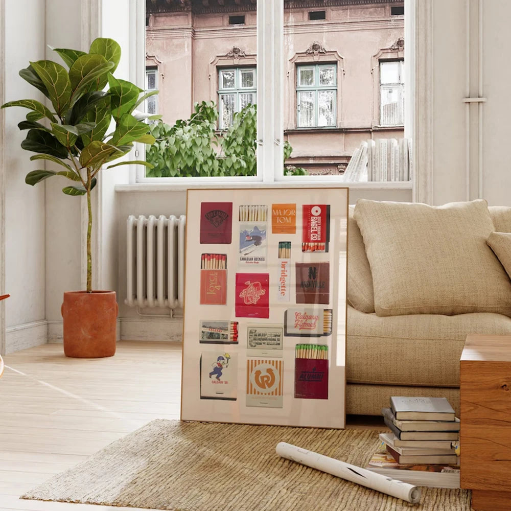 Matchbook Memories Print