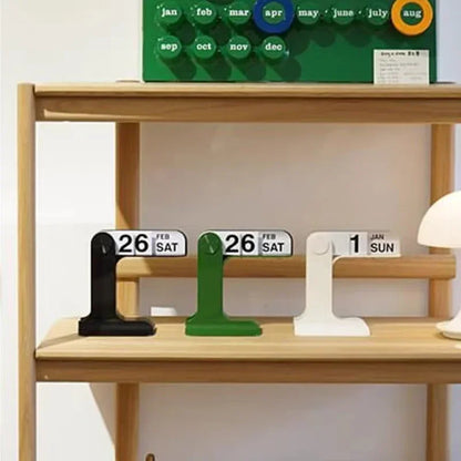 Flippable Mid-Century Modern Desk Calendar
