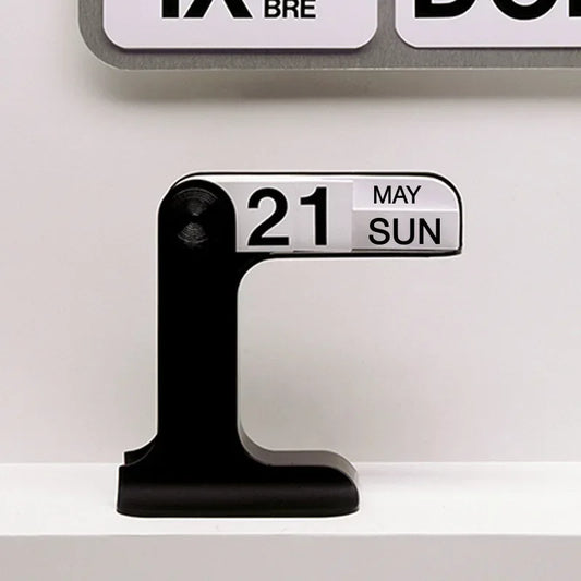 Flippable Mid-Century Modern Desk Calendar